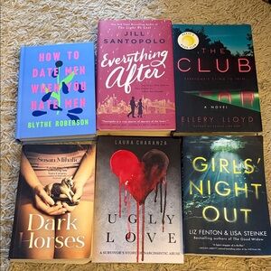 Collection of Six Fiction Books